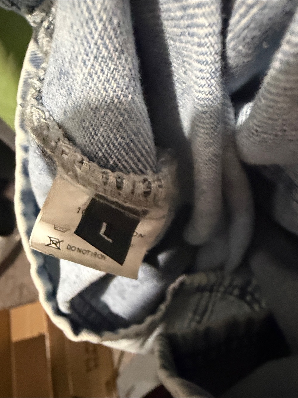 Light Wash Denim overall dress-like new - Picture 3 of 3